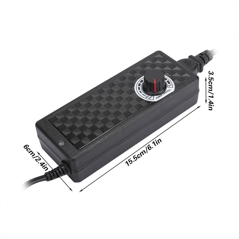 3-12V 10A Universal Adjustable Power Supply AC/DC Adapter Voltage Speed