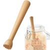 Fermentation Masher, Wooden Traditional Professional Potato Masher Kitchen Heavy Duty