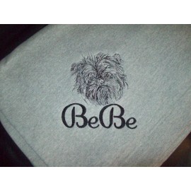 Anatolian Shepherd Dog Breed Personalize Embroidered Fleece Stadium Blanket Gift