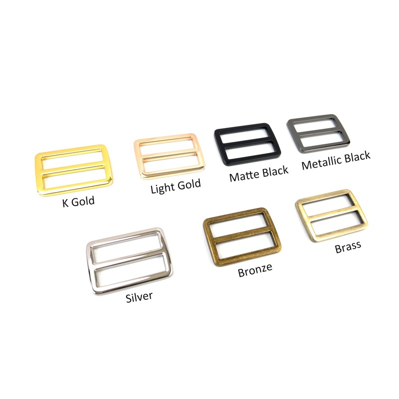 VersaKits 10 Pcs Heavy Duty Metal Slide Buckles Zinc Alloy