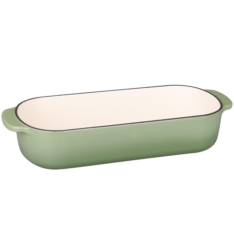 EDGING CASTING Enameled Cast Iron Loaf Pan with Lid, Dutch