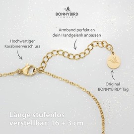 BONNYBIRD® BonnyBliss Clover Bracelet Lucky Charm Testing Made of Premium Stainless Steel, 100% Waterproof and Skin-Friendly