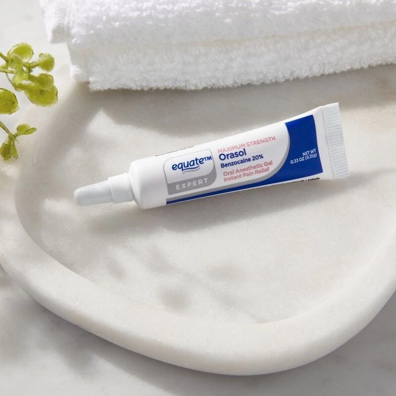 Equate Maximum Strength Benzocaine Orasol Oral Anesthetic Gel, 0.33 oz