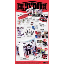 ITZY KILL MY DOUBT 7th Mini Album Standard Random Version CD+60p PhotoBook+1ea Champion Belt+2p PhotoCard+1ea Lyric Book+4p PostCard+1ea Boxing Ticket+Tracking Sealed