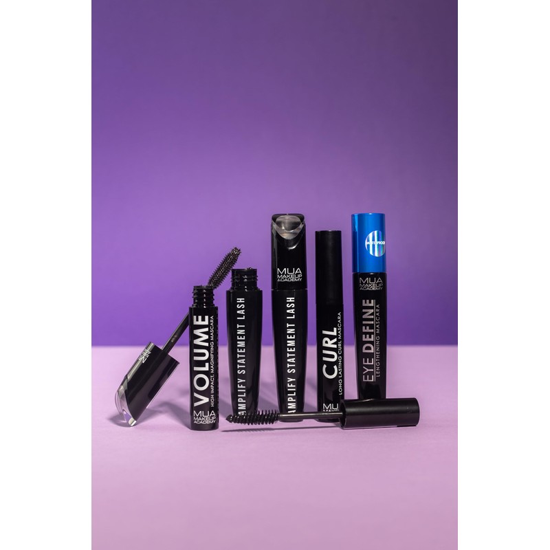 MUA Makeup Academy Long Lasting Curl Mascara, Black, Vegan &