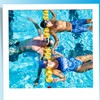 Sporti Bubble Swim Cap with Chin Strap (Red)