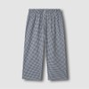 JAJU [JAJU] Women's Rayon Cotton Seersucker 7/8 Pajama Pants_Light Navy