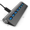 Achoro 7 Ports USB 3.0 Hub - Triangle Aluminum Alloy