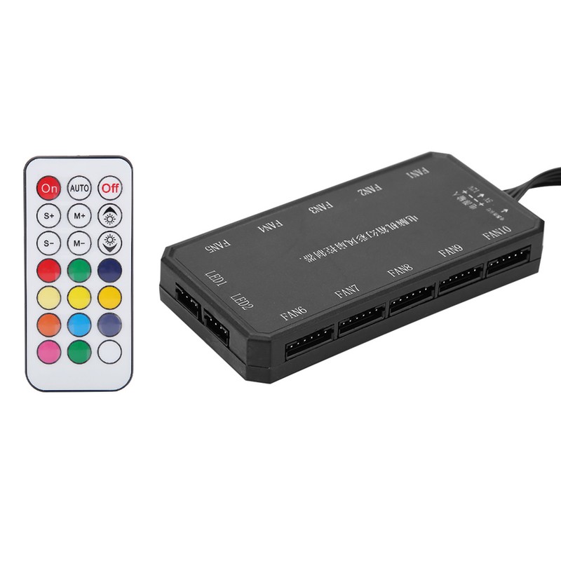 15m RF Wireless Control Colorful Fan Computer Fan Controller with