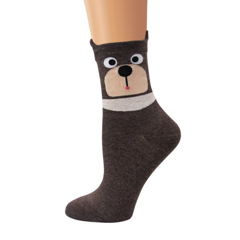Ambielly Colorful Cute Animal Design Patterned Women's Casual Cotton Socks
