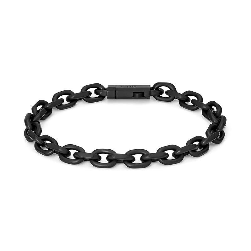 MVMT Men's Industry Chain Black Bracelet | 195 mm