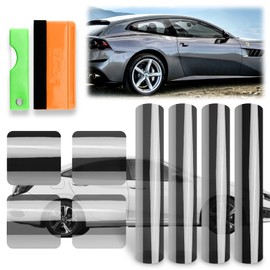 EZAUTO WRAP VLT 5% Uncut Roll 30" x 50FT Window Tint Film Charcoal Black Smoke Car Glass Office