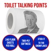 Fairly Odd Novelties Bill Clinton Novelty Toilet Paper, Multi-colored
