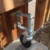 ZEONHAK 2 Pack 4 Inch Heavy Duty Gate Caster Wheel,