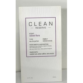 Clean Reserve Velvet Flora By CLEAN  EDP 3.4 oz