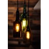 VINE RE DESIGN Set of Three Recycled Wine Bottle Hanging