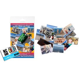 Original Wolfen (Orwo) NC500 Colour Small Film 400 ASA 36 Pictures with Complete Development Paper Photos + Negatives by Letter Post Image Data by WE Transfer - Worldwide Shipping - Includes Shipping