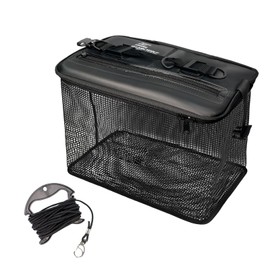 ARCWOLF Folding Floating Scarf, EVA 11.8 inches (30 cm), Fishing, Beaded, 12.8 ft (8 m), Tackle Bag, Fishing Tackle Bag, Backkan, Multi-functional Fishing Case, For Surf Fishing, Includes Steel Ring