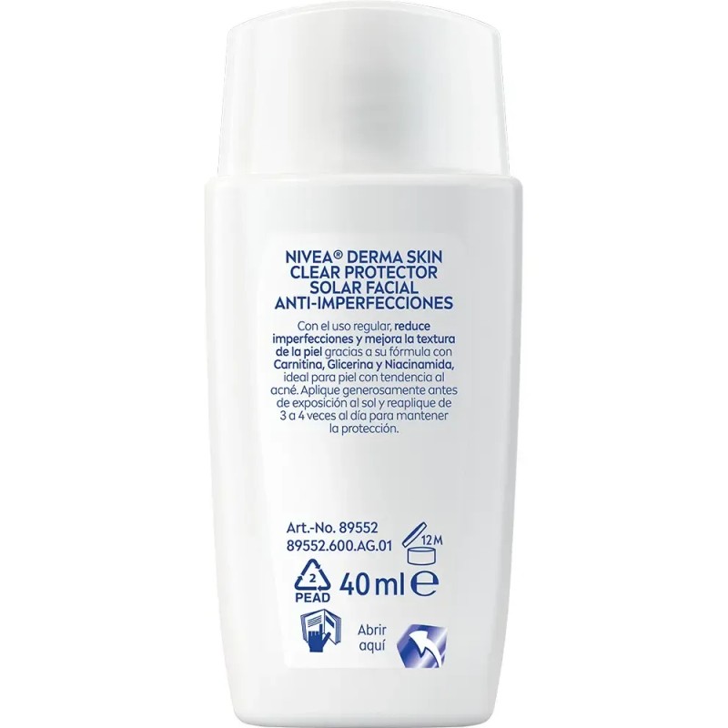 Nivea Derma Skin Clear Fluido Diario Anti-imperfección 40ml