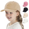 YANWANG Baby Kids Solid Color Baseball Caps Adjustable Cotton Sun-Hat