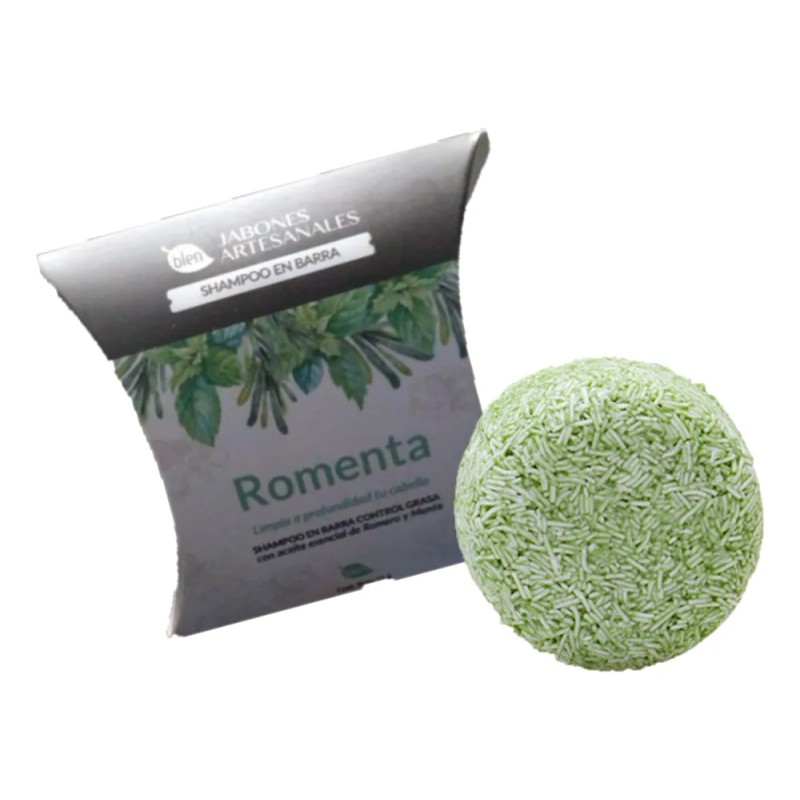 Blen Shampoo En Barra Romenta Para Cuero Cabelludo Dañado