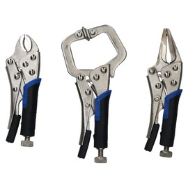 Mini Locking Pliers Clamp Mole Vice Grip Plier for Hobby Craft Welding 3pc Set