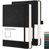 RETTACY Notebook A5 Blank Pack of 2 - 384 Pages