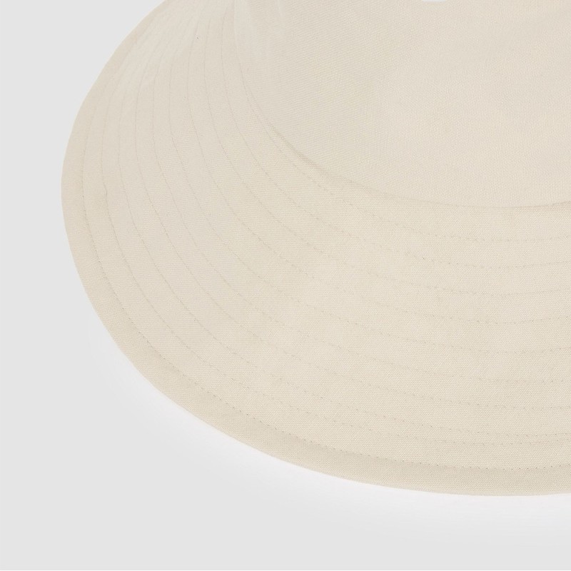 JAJU [JAJU] Strap Bucket Hat_Ivory