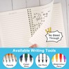 Tikplus A5 Lined Notebook, 2 Pack, 80 Sheets, Lined Paper