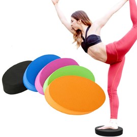Oval Balance Pads, Exercise Training Coordination Trainer, Non-Slip Yoga Foam Board Balance Pad for Balance, Fitness, Yoga and Pilates, Physiotherapy Therapy (Black)
