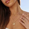 Dremmy Studios Initial Necklaces for Women Trendy - 14K Gold