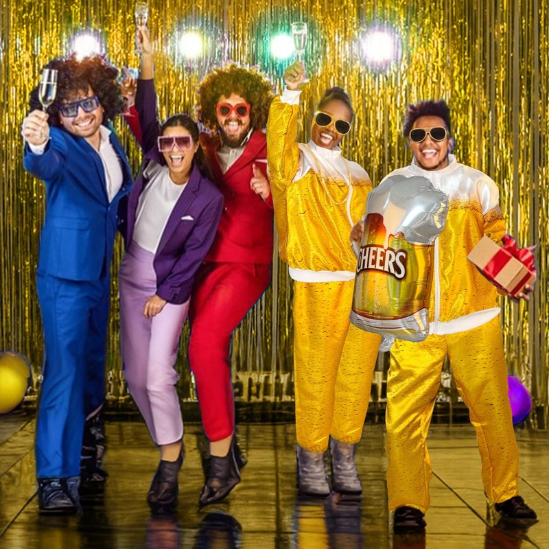 BITOYO 80s Men's Costume (L)