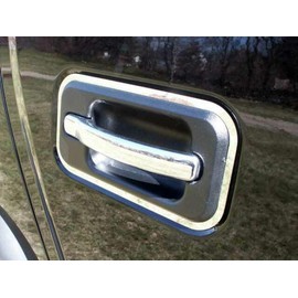 QAA is Compatible with 2003–2007 Hummer H2 4 Piece Stainless Door Handle Accent Trim HV43021