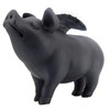 Bellaa 26096 Whimsical Flying Pig Statue Angel Hog Heaven Farmhouse