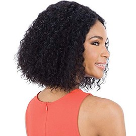 Mayde Beauty Lace And Lace 100% Brazilian Human Hair Dye. Bleach. Perm. Style. Super Wet & Wavy (Long) (Natural)