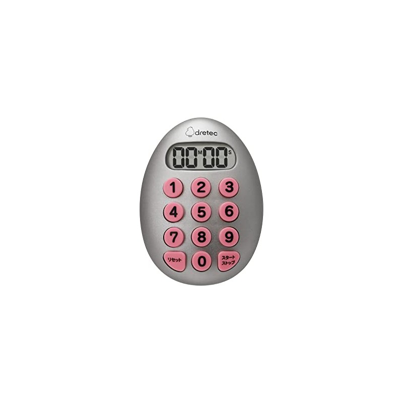 dretec T-608SV Egg Shaped 10 Key Kitchen Timer, Digital Timer,