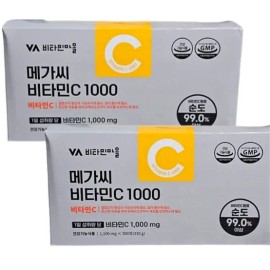 Vitamin Village Mega C Vitamin C 1000 300 tablets x 2 boxes (Lkn) / 비타민마을 메가씨 비타민C 1000 300정 x 2박스 (Lkn)