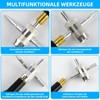 Notoke 3 Pieces Tyre Valve Tool, 4-in-1 Valve Core Tool,