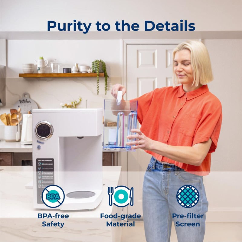 Bluevua RO100ROPOT Reverse Osmosis System Replacement Water Tank