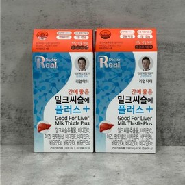 SellerHub 리얼닥터 간에 좋은 밀크씨슬에 플러스 30캡슐 x 2개 (S46569850) Real Doctor Milk Thistle Good for the Liver Plus 30 Capsules x 2 Packs