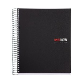 Miquelrius 8-subject Lined Poly Spiral Notebook 8.5 x 11 400 Pages