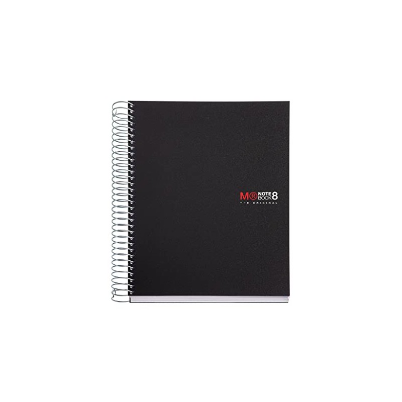 Miquelrius 8-subject Lined Poly Spiral Notebook 8.5 x 11 400