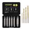 Varlldibao Gift for Man-10 PCS Damaged Screw Extractor Set,6 PCS