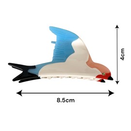 IMT-LLC Bird Hair Claw Clips, Decorative Swallow Design, Multicolor Hair Accessories for Women and Girls, Hair Accessories