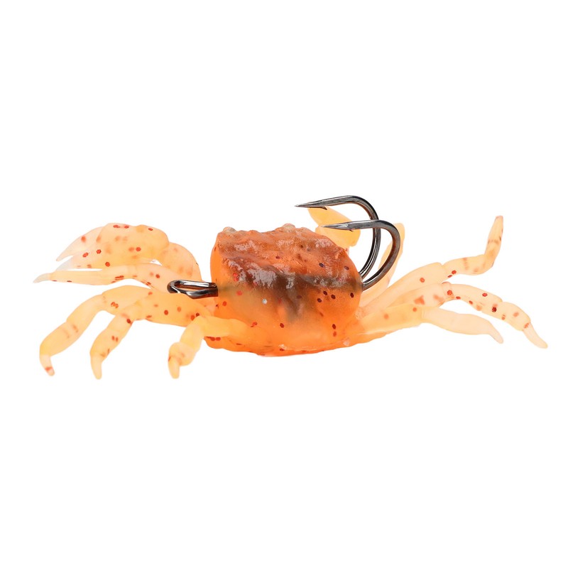 8Pcs Artificial Crab Bait 13cm 33.5g Simulation Crab Soft Lure