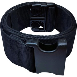 LAMBOX Walking Transfer Gait Belt and Standing Aids with Quick Release Buckle for Seniors, Elderly, Caregiver, Nurse, Therapist (Black 60")