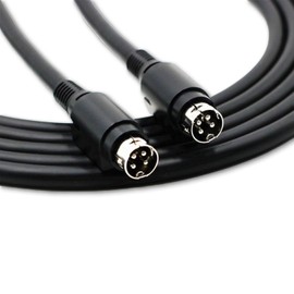 Msvueioe 10FT Master-Slave Speaker Link Cable Compatible with iK iLoud MTM/Kanto ORA/ADAM D3V / HiVi-Swan D100 / Edifier R1700BT R1600TIII R1800BT, 4-Pin Male to Male, Lossless Sound Transmission