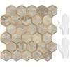 STICKGOO Hexagon Peel and Stick Backsplash Tile, Stick on Backsplash