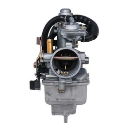 XingLi TRX 250 Recon 250 Carburetor Fit for Honda TRX250TE TRX250TM 1997-2001 2002-2007 Carb With Fuel Tank Petcock Valve & Air Filter kit & Throttle Cable