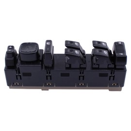 MOTOKU Front Left Master Power Window Control Switch Module for Hummer H2 2003-2007 with Folding Mirrors Driver Side